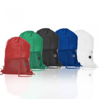 Brindes Promcionais - Mochila Sacom com Entrada para Fone Personalizada